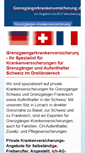 Mobile Screenshot of grenzgaengerkrankenversicherung.de